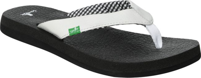 Sanuk Girls Yoga Mat White Sandals