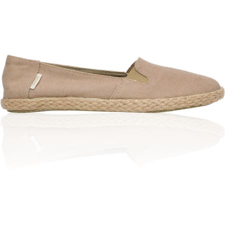 Vans Girls Bixie Khaki Hemp & Rope Sole Shoe