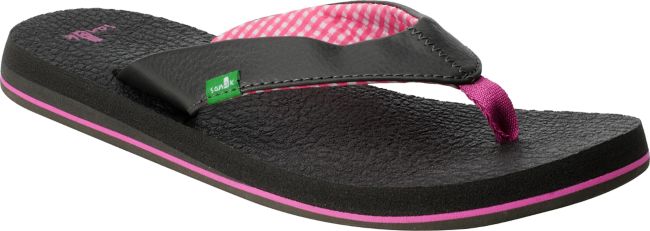 Sanuk Yoga Mat Girls Grey Sandals