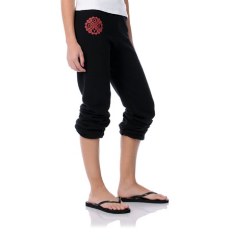 Obey Girls Nouveau Star Black Sweatpants