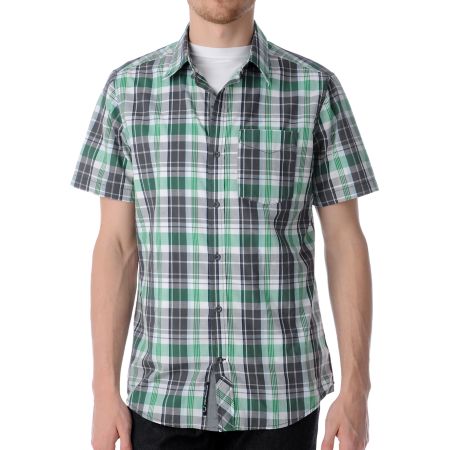 Empyre Bake Green Plaid Button Up Shirt