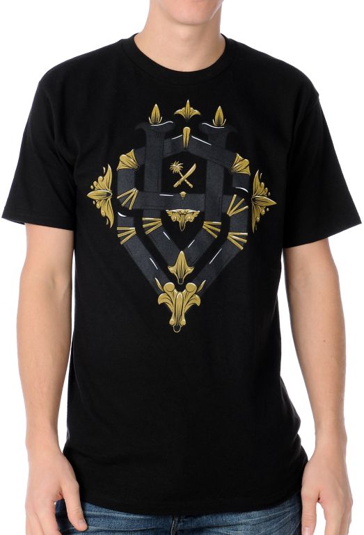 Us Vs Them Gilded Black Tee Shirt