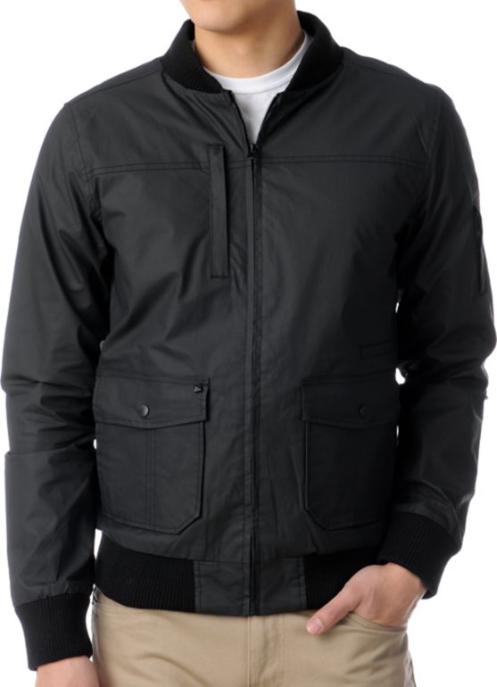 KR3W Anson Black Waxed Canvas Jacket
