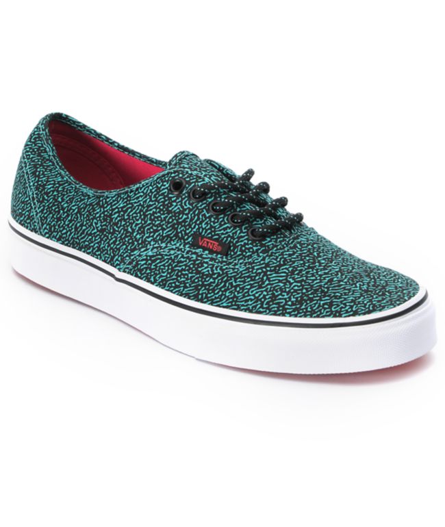 Vans Authentic Speckle Blue Turquoise Shoe
