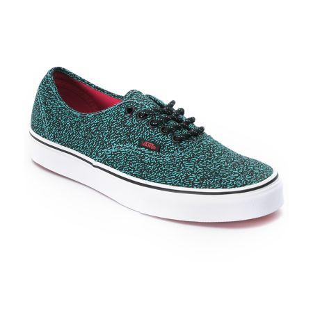 Vans Authentic Speckle Blue Turquoise Shoe