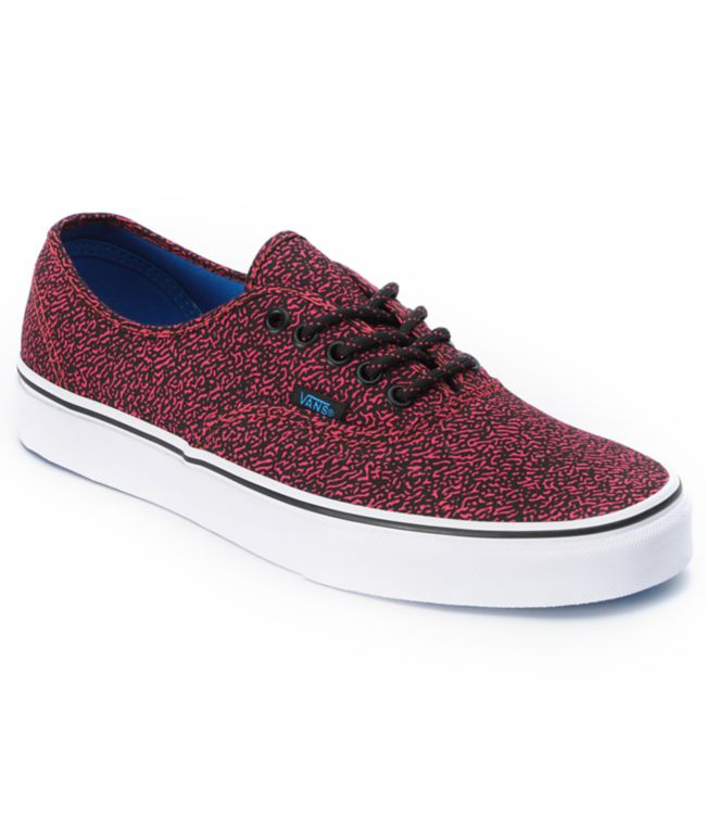 Vans Authentic Speckle Rouge Red Shoe