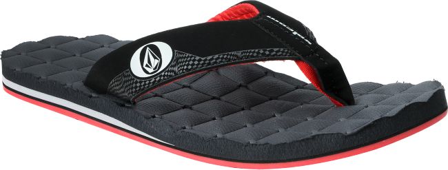 Volcom Recliner Creedler Black & Pewter Sandals