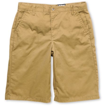 Free World Part Time Dark Khaki Chino Shorts