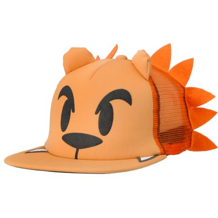 Neff Lion Orange Snapback Trucker Hat