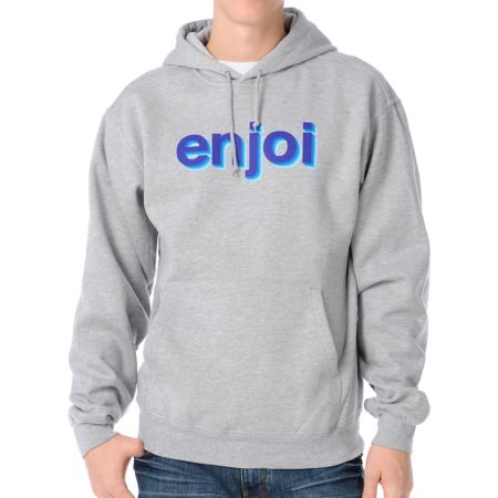Enjoi Shifty Heather Grey Pullover Hoodie
