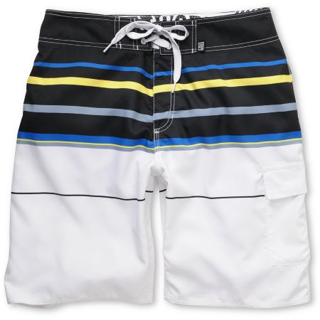 Free World Stinger Black & Yellow 21.25" Board Shorts