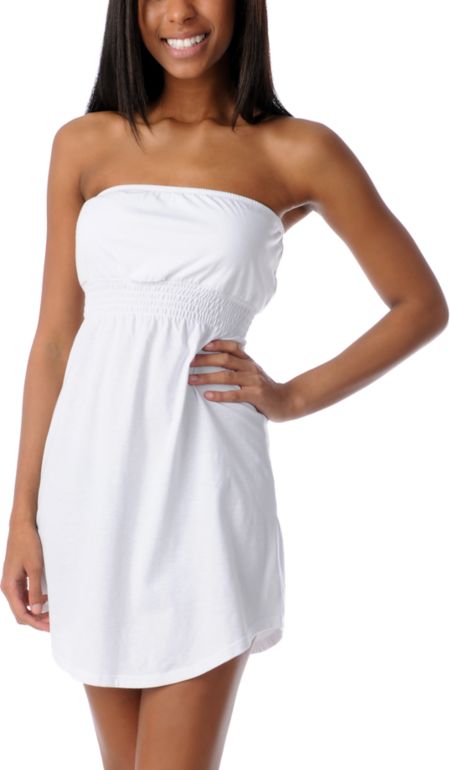 Empyre Girl White Tube Dress