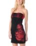 SRH Iris Black & Red Lace Dress