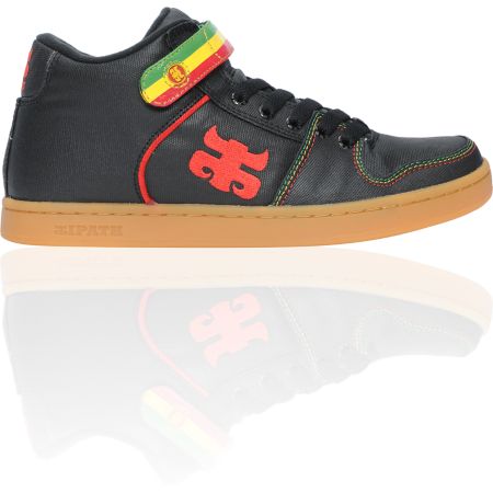 Ipath Grasshopper Black Wax Hemp & Rasta Skate Shoe