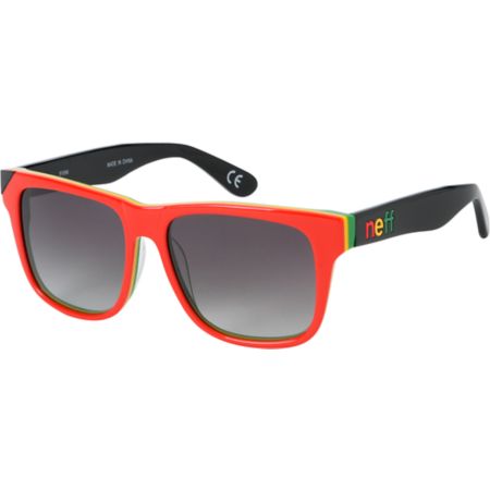 Neff Thunder Rasta Polarized Sunglasses 
