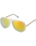 Neff Malibu White & Gold Polarized Sunglasses