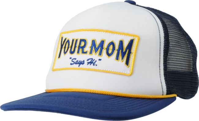 A-Lab Hi Mom Navy & White Trucker Hat