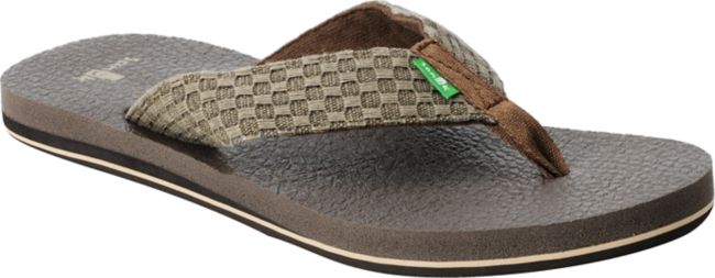 Sanuk Yogi 2 Brown Beer Cozy Sandals