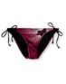 Rockstar x Fox Spike Vortex Black & Pink Tie Side Bikini Bottom