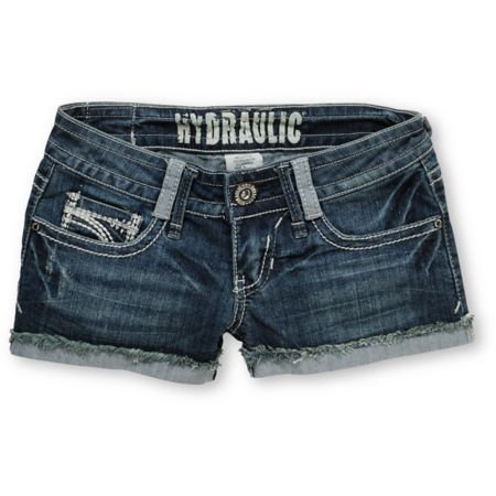Hydraulic Jody Distressed Denim Shorts