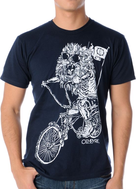 Empyre Lion Ape Hangers Navy Tee Shirt