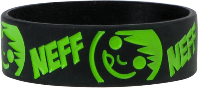Neff Buzz Black & Slime Green Bracelet