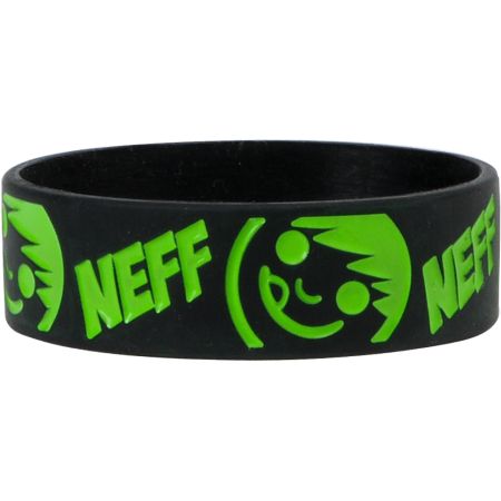 Neff Buzz Black & Slime Green Bracelet