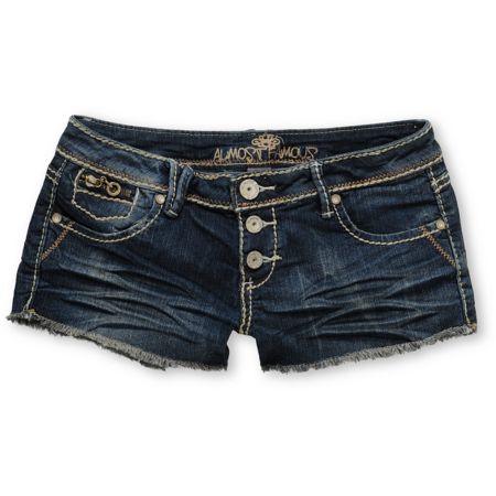 Almost Famous Amber Cut Off Denim Shorts