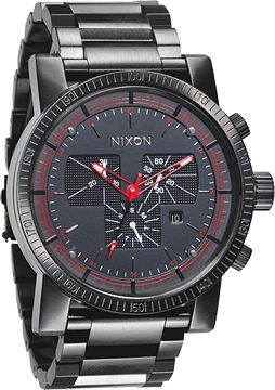 Nixon Magnacon SS All Black Guys Chronograph Watch