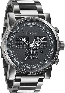 Nixon Magnacon SS All Gunmetal Guys Chronograph Watch
