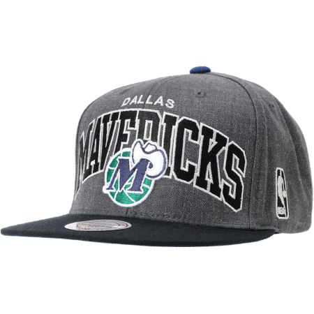 NBA Dallas Mavericks Mitchell & Ness Charcoal Snapback Hat