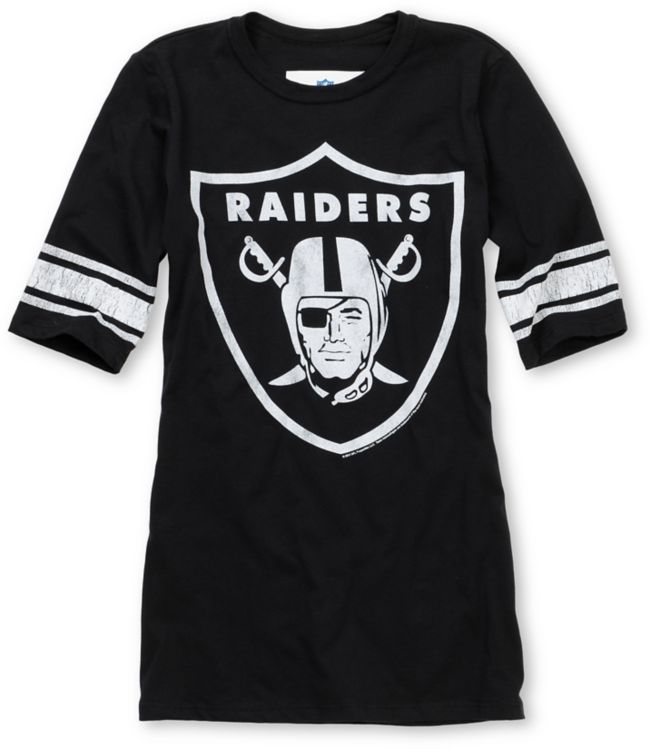 NFL Oakland Raiders Girls Football Tee Shirt