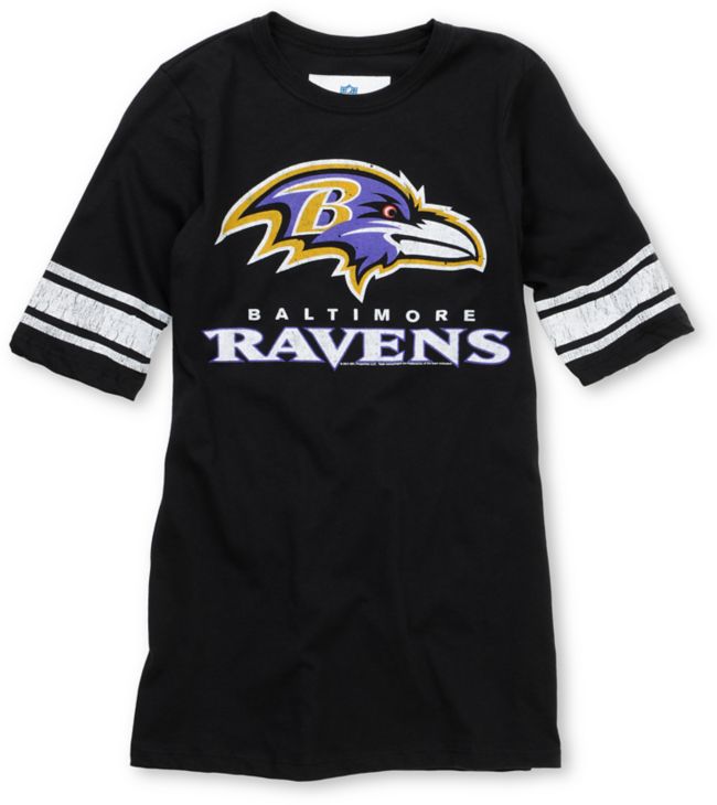 NFL Baltimore Ravens Girls Football Tee Shirt