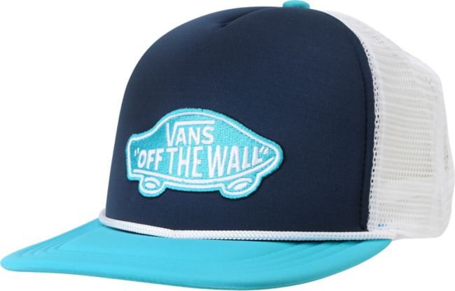 Vans Patchwork Bluebird Snapback Trucker Hat