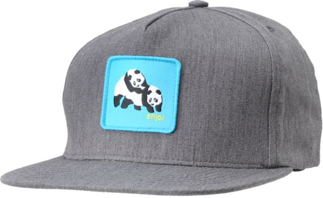 Enjoi Not Hump Charcoal Snapback Hat