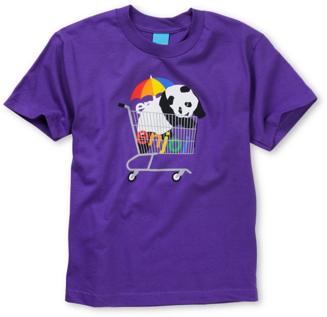 Enjoi Best Sellers Boys Purple Tee Shirt