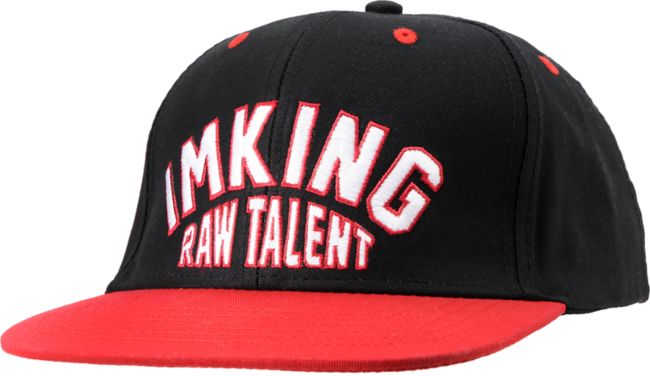 IMKing Raw Talent Black & Red Snapback Hat