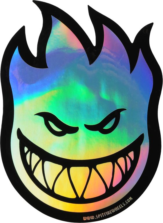 Spitfire Fireball Medium Prism Sticker
