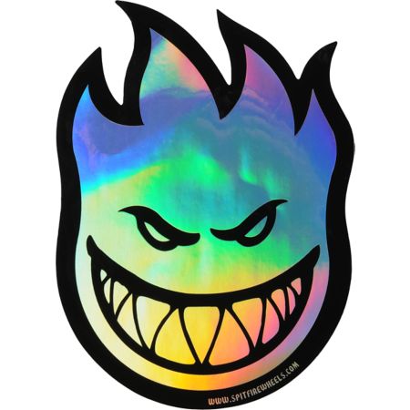 Spitfire Fireball Medium Prism Sticker