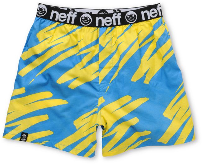 Neff Zap Blue & Yellow Boxers
