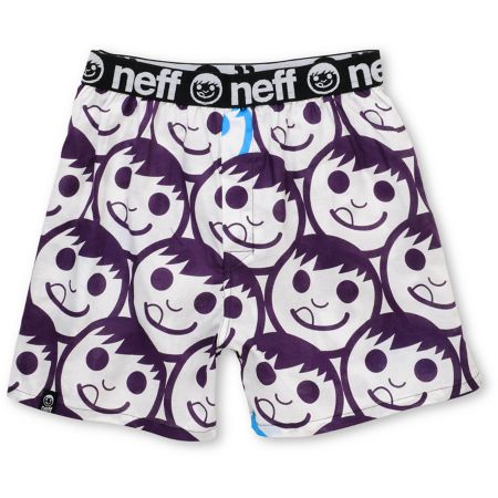 Neff Huge Sucker White & Purple Boxers