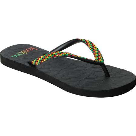 Kustom Azteca Rasta Flip Flops