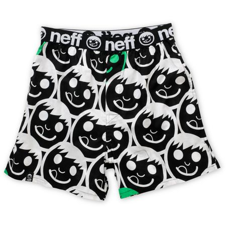 Neff Huge Sucker Black, White & Green Boxers