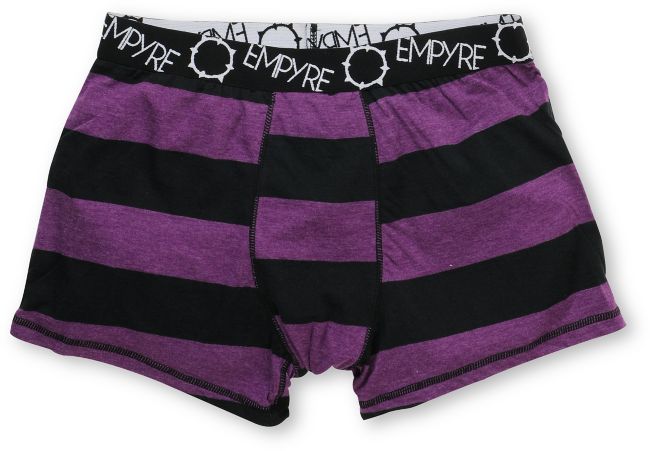 Empyre Cupid Shuffle Black & Purple Boxer Briefs