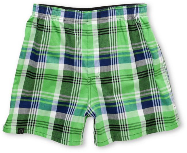 Empyre Sprinkler Green & Navy Plaid Boxers