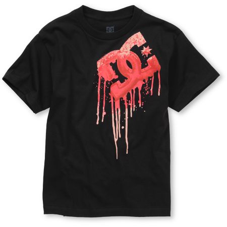 DC Boys Dubble Black Tee Shirt