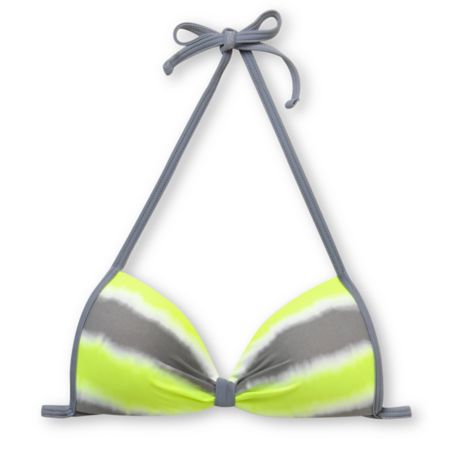 Gossip Wipe Out Girls Yellow Molded Bikini Top