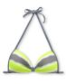 Gossip Wipe Out Girls Yellow Molded Cup Bikini Top