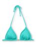 Reef Easy Breezy Crochet Turquoise Triangle Top