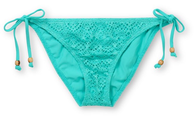 Reef Easy Breezy Crochet Turquoise Bikini Bottom